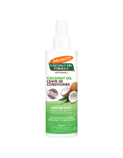 Palmer’s Coconut Oil Formula Moisture Boost range restores hair experiencing dryness or damage with natural reparatives that instantly and deeply lock in moisture from root to tip, visibly improving your hair’s condition after use.


For silky, soft and hydrated hair




Multi-Award Winning Leave-In Conditioner
Defends against styling damage 
Improves comb-through and manageability
Provides long lasting hydration to hair and scalp 
Leaves hair silky, smooth and ready for styling



Suitable for Vegans



Directions:
After shampooing and conditioning with Palmer’s Coconut Oil Formula Moisture Boost, spray directly onto damp hair in even sections. Can also be applied on dry hair to add additional moisture.
 
 