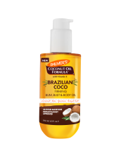 Transform your skincare routine with our luxurious Brazilian Coco Firming Body Oil, crafted to visibly smooth, tighten, and hydrate skin. Infused with the powerful benefits of Coconut Oil, Acai, Guarana and Brazil Nut, this nourishing oil targets areas such as bum, bust, belly, thighs and arms for
visibly firmer, radiant skin with an indulgently creamy coconut scent!

IN A CLINICAL TEST SUBJECTS SAW**:
96% VISIBLY FIRMER, TIGHTER & MORE TONED SKIN IN PROBLEM AREAS
100% SMOOTHER, LESS DIMPLED APPEARANCE
94%
VISIBLY REDUCED APPEARANCE OF CELLULITE & SAGGY SKIN
96% MORE YOUTHFUL, HEALTHY-LOOKING SKIN
*may take up to 8 weeks. **After 8 weeks, independent clinical study; 53 subjects

48 hour moisture 