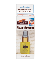 Palmer’s Cocoa Butter Formula Vitamin E Scar Serum combines five powerful ingredients to help reduce the appearance of scars and marks resulting from surgery, injury, burns, stretch-marks, C-sections, cuts, scrapes and insect bites.
A unique blend of pure Cocoa Butter and powerful antioxidant Vitamin E will soften and moisturise dry and scarred skin whilst strengthening skin cells functions.
A concentrated serum that penetrates quickly while forming a moisture-proof barrier.
Suitable for Vegans
Usage Instructions:
Apply Palmer's Cocoa Butter Formula Scar Serum 3-4 times daily. Massage in. NOT intended to be used on open wounds.