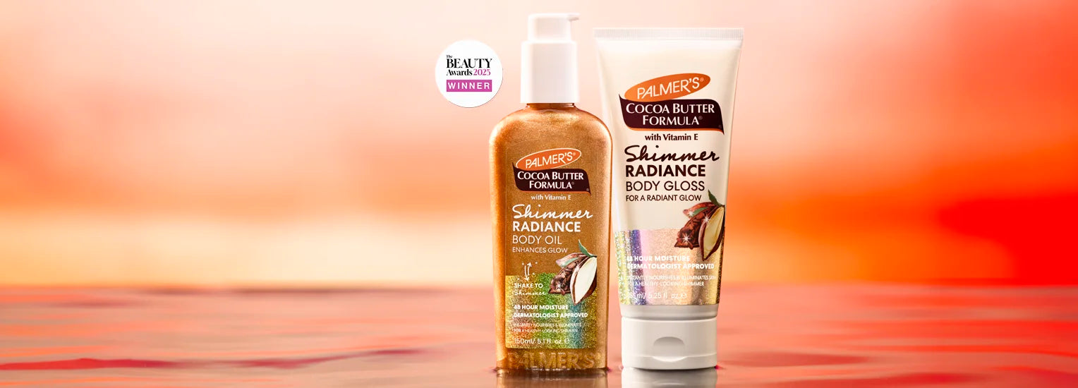 PALMER'S SHIMMER RADIANCE BODY RANGE