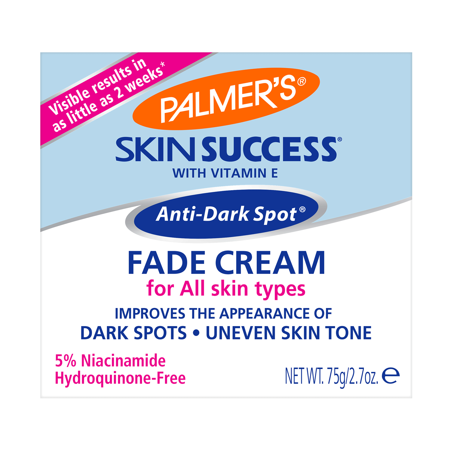Anti-Dark Spot Fade Cream for all skin types