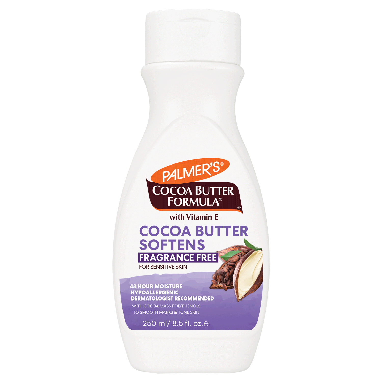 Cocoa Butter Softens Body Lotion, Fragrance Free