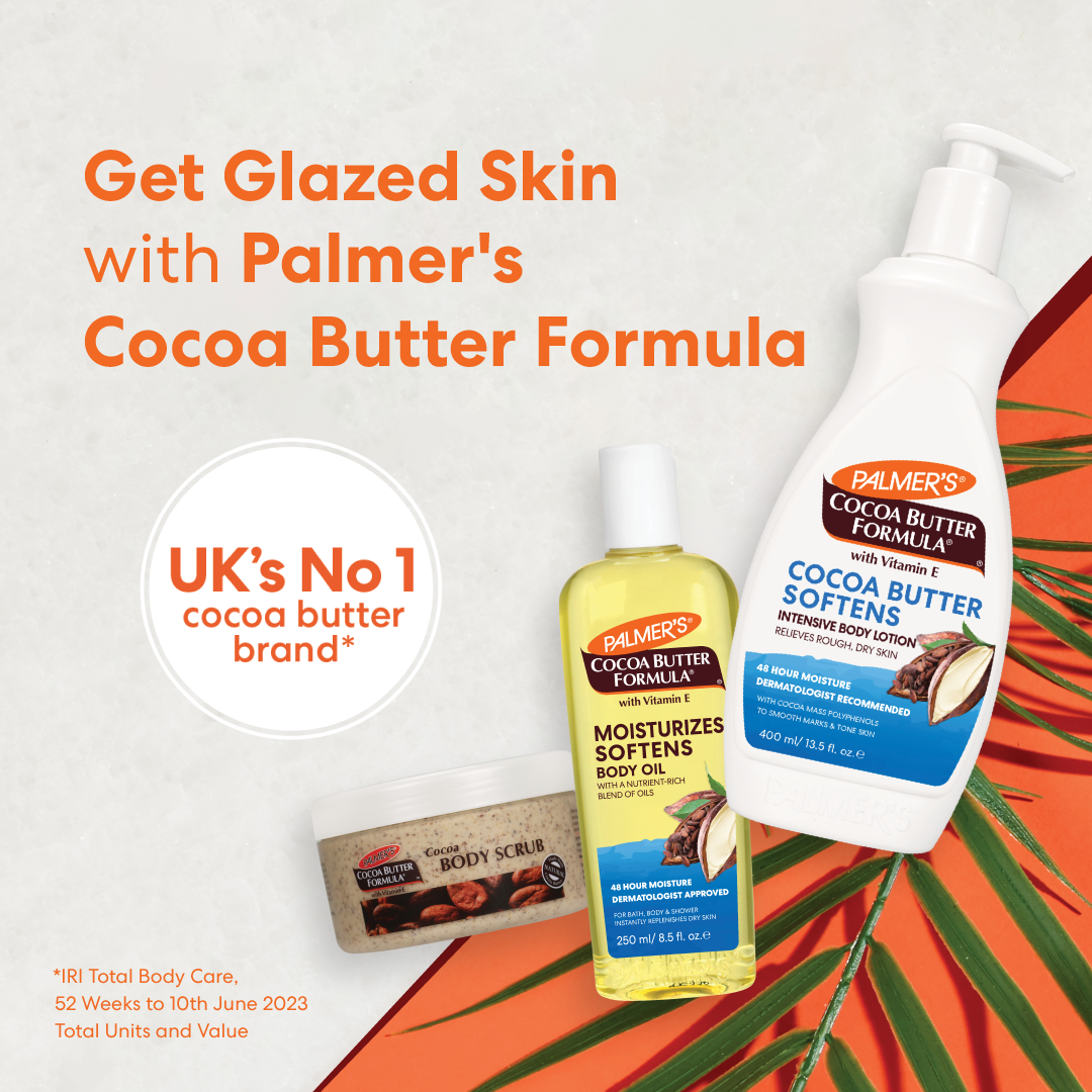 Get Glazed Skin with Palmer's Cocoa Butter Formula